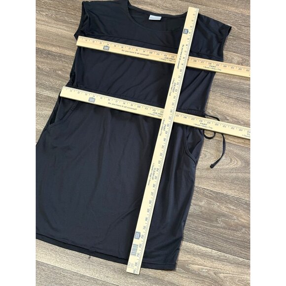 COLUMBIA WOMENS S PERFORMANCE BLACK DRESS ADJUSTABLE WAIST POCKETS LIGHTWEIGHT - Picture 5 of 8